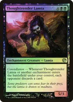 Thoughtrender Lamia - MP FOIL - Journey into Nyx JOU MTG - Image 1