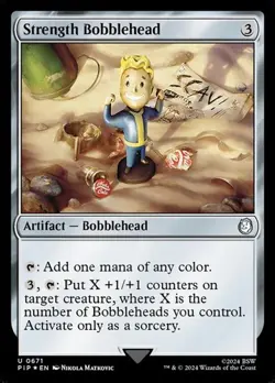 Strength Bobblehead - Surge Foil PIP LP MTG - Image 1
