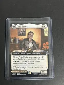 MTG Magic the Gathering Peter Parker Amazing Spider-Man Promo Signed By Artist - Image 2
