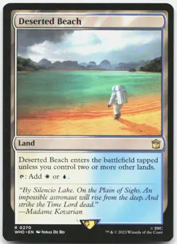 Deserted Beach 270 NM Universes Beyond: Doctor Who Rare Magic: The Gathering - Image 1
