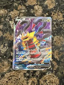 2022 Pokemon Lost Origin #185/196 Giratina V FA Ultra Rare Holo Mint - Image 1