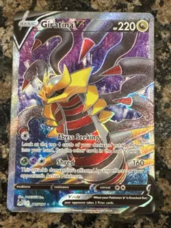2022 Pokemon Lost Origin #185/196 Giratina V FA Ultra Rare Holo Mint - Image 3
