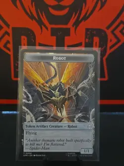 MTG - FOOD || ROBOT Double Sided Token - Marvel: Spider-Man - Image 1