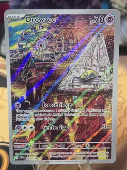 Pokemon TCG Drowzee Illustration Rare Full Art Holo S&V Base # 210/198 - Image 1