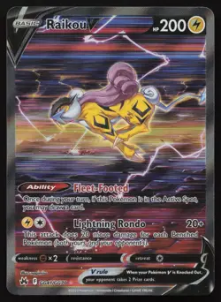 Raikou V GG41/GG70 Holo Crown Zenith Galarian Gallery Pokemon English NM - Image 1