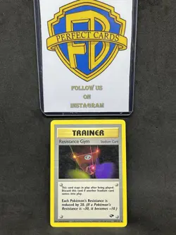 POKEMON GYM CHALLENGE RESISTANCE GYM NONHOLO 109/132 LP+ - Image 1