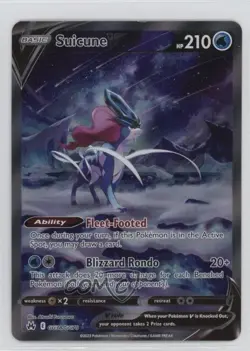 Full Art - Suicune V Pokemon Sword & Shield Crown Zenith Galarian Gallery #GG38 - Image 1