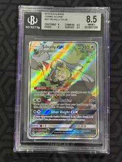 2019 Pokemon Sun & Moon Silvally Gx Cosmic Eclipse #227 BGS 8.5!! - Image 1