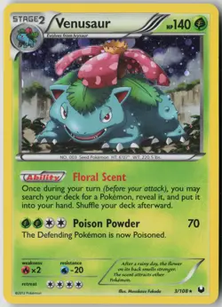 Venusaur (Cosmos Holo) 003/108 Holo Promo Blister Exclusives Pokemon MP - Image 1