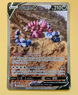 Pokemon TCG Drapion V Crown Zenith: Galarian Gallery GG49/GG70 Holo Ultra Rare - Image 1