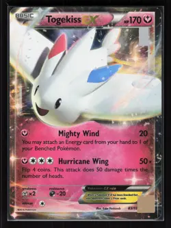 Togekiss EX Holo Ultra Rare Pokemon XY - BREAKpoint 83/122 NM - Image 1