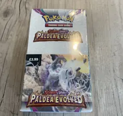 Pokemon Paldea Evolved Half Booster Box - Factory Sealed (18 packs) - Image 1