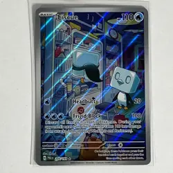 Eiscue 205/193 Illustration Rare Paldea Evolved Pokemon Holo - NM - Image 3