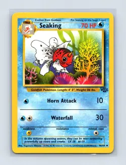 Seaking 46/64 Uncommon Jungle Pokemon Unlimited Lightly Played - Image 1