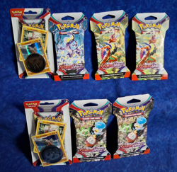 Pokemon Scarlett & Violet Blister Booster Packs Lot 7 in total 820650853258 - Image 1