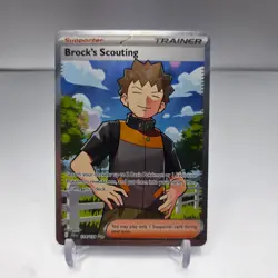 Pokemon Brock's Scouting 179/159 Ultra Rare Journey Together NM - Image 1