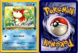 Goldeen 53/64 Common Jungle Pokemon 1st Edition Moderately Played - Image 1