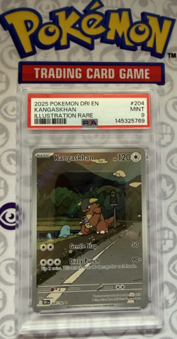 Kangaskhan 204/182 Pokemon Destined Rivals 2025 Illustration Rare PSA 9 MINT - Image 1