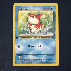 1999 Pokemon Jungle - WoTC Vintage - 1st Edition Goldeen 53/64 HP discount - Image 1