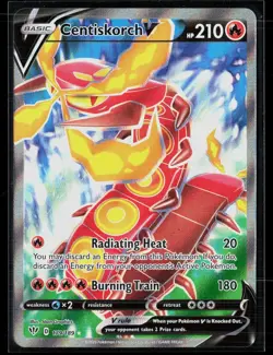 Centiskorch V 179/189 Ultra Rare Darkness Ablaze Pokemon NM - Image 1