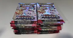Pokemon TCG Prismatic Evolutions Booster Pack Sealed (Lot of 22) - Image 2