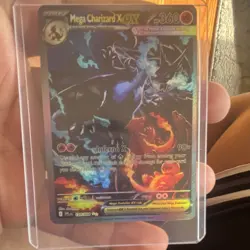 Pokemon TCG Mega Charizard EX 125/108 Evolutions Secret Rare Full Art Holo - Image 1