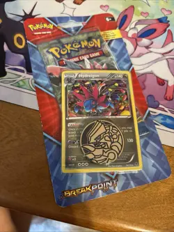2016 Pokemon TCG XY BREAKPOINT HYDREIGON Promo Coin Checklane Blister Pack - Image 4