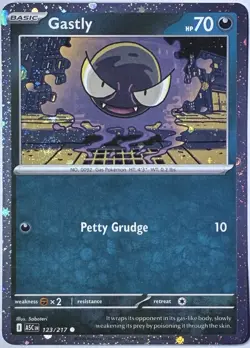 2026 Pokemon TCG Ascended Heroes Gastly Cosmo Foil 123/217 SWIRL 🌀 - Image 1