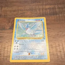 Pokemon TCG Articuno 2/62 Fossil Holo Rare 70 HP Basic Unlimited English 1999 - Image 1