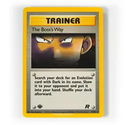 Pokemon - The Boss's Way - 1st Edition - Non Holo - 73/82 - Team Rocket - Image 1