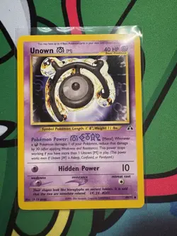 Pokemon TCG Unown Neo Discovery Regular Drop. [N] [M] [O] All Light Play - Image 4