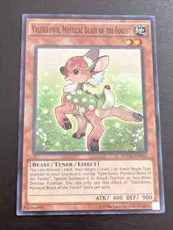 Yu-Gi-Oh! Valerifawn, Mystical Beast of the Forest NECH-EN038 Unlimited Common - Image 1
