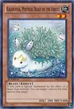Kalantosa Mystical Beast of the Forest LVAL-EN036 Legacy of the Valiant Yu-Gi-Oh - Image 1
