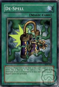 De-Spell SDK-035 Common / Short Print Starter Deck: Kaiba Yu-Gi-Oh Unlimited LP - Image 2
