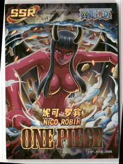 NICO ROBIN SSR OP-SSR-008 GRAND LINE 1997 ONE PIECE Anime Collectible Card - Image 1