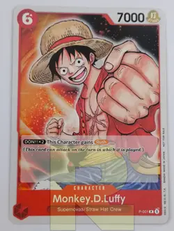 Monkey D. Luffy® PROMO P-001® One Piece® English - Image 1
