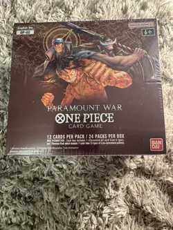 One Piece TCG OP-02 Paramount War Booster Box PRISTINE CASE FRESH W/ RECEIPT💎⚡ - Image 1
