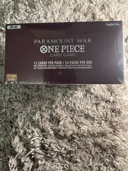 One Piece TCG OP-02 Paramount War Booster Box PRISTINE CASE FRESH W/ RECEIPT💎⚡ - Image 5