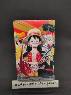 ONE PIECE Luffy Natsucomi Double Sticker 2022 Shueisha Japan Eiichiro Oda - Image 1