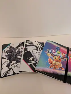 Lot Of 3 NEW POKEMON TCG Binders: PRISMATIC EVOLUTIONS, BLACK BOLT & WHITE FLARE - Image 2