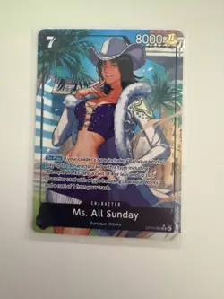 One Piece TCG English OP14-084 Ms. All Sunday Alt Art Parallel - Image 1