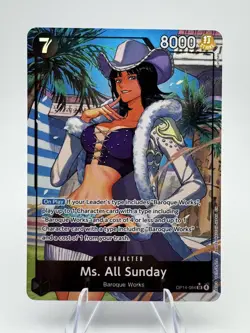 One Piece The Azure Sea’s Seven Ms. All Sunday OP14-084 Alt Art English NM - Image 1