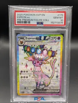 2025 POKEMON SVP EN-SV BLACK STAR PROMO #175 ESPEON EX PSA 10 - Image 1