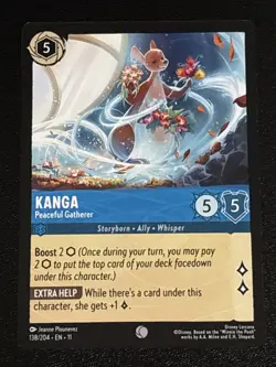Disney Lorcana Winterspell Kanga - Peaceful Gatherer 138/204 NM - Image 1