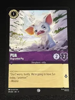 Disney Lorcana Winterspell Pua - Disgruntled Pig 59/204 NM - Image 1