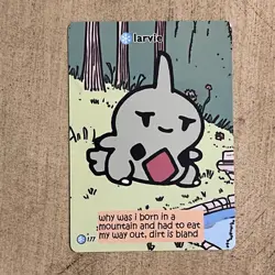 Larvie Pokiebubies V2 1st Edition Fan Art 177 Chef Ken Lee Pokemon Larvitar - Image 1