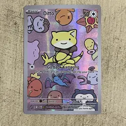 After Skool Hobby Ditto Abra 29 Series 2 Holo Pokemon Fan Art Genetic Mystery - Image 1