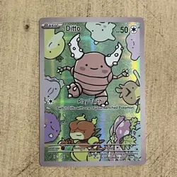 After Skool Hobby Ditto Pinser 60 Series 2 Holo Pokemon Fan Art Genetic Mystery - Image 1