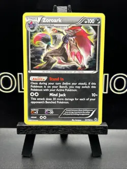 Zoroark 91/162 Promo Cosmos Holo Rare Pokemon XY Breakthrough 2015 LP - Image 2