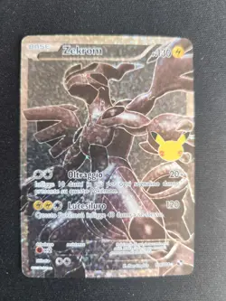 Carta Pokemon PROMO ZEKROM #114/114 STAMPED 25th CELEBRATION Holo ITA MINT PSA V - Image 1